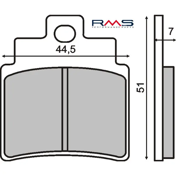 Plaquettes de frein organique RMS Kymco Gran Dink 250 cc