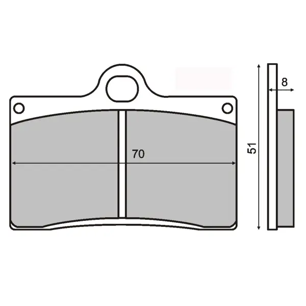 Plaquettes de frein frittées Sinter-Tech RMS Aprilia RS 250