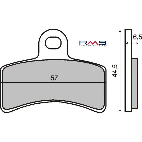 Plaquettes de frein organiques RMS Gas Gas 125-200-250 cc