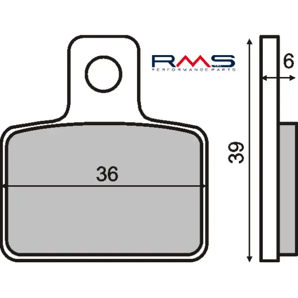 وسادات فرامل عضوية RMS لـ Montesa Cota