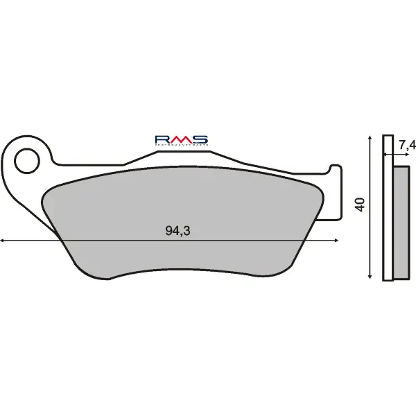 RMS 오가닉 브레이크 패드 야마하 X-Max 250cc