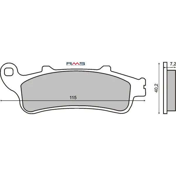 Колодки тормозные органические RMS Honda ST 1100 Pan European