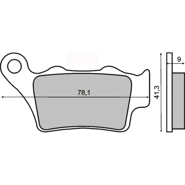 Sinter-Tech RMS Aprilia Pegaso 650cc IE 소결 브레이크 패드