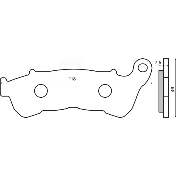 Plaquettes de frein fritté Sinter-Tech RMS Honda SH 150i