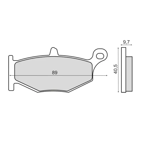 Plaquettes de Frein Organiques RMS Suzuki GSX-R 600