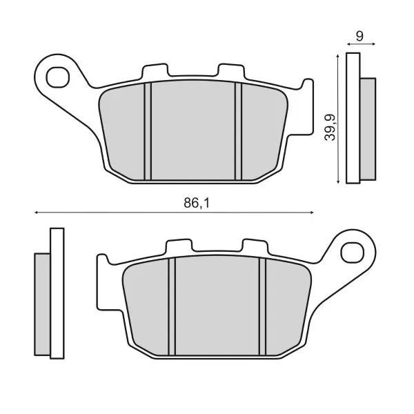 وسادات فراع عضوية RMS لهوندا X-ADV 750
