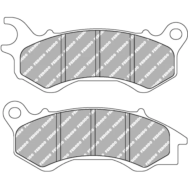 Forbremseskiver semi-metal Eco-Friction Vej Ferodo R90