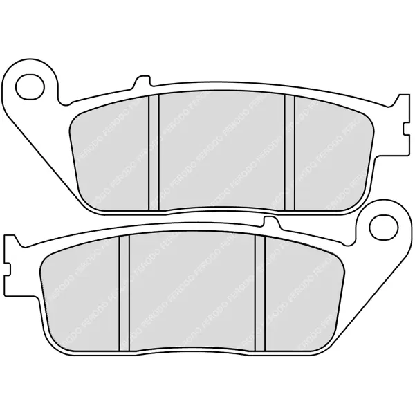 Bremsbelag Vorderrad Semi-Metall Eco-Friction Straße Ferodo R90