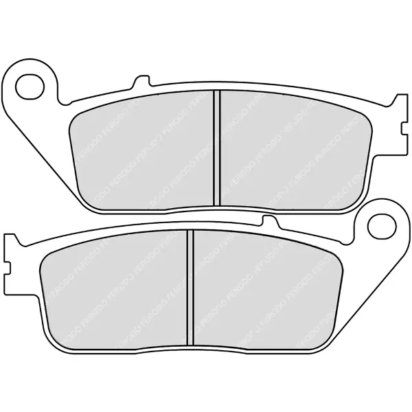 Bremsbeläge semi-metallisch Ferodo Eco-Friction Straße R90