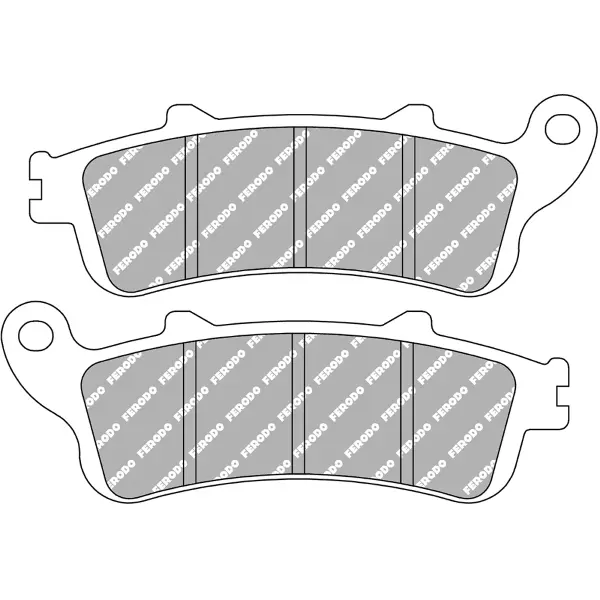 Plațetă de frână față Semi-Metal Eco-Friction Rutier Ferodo R90