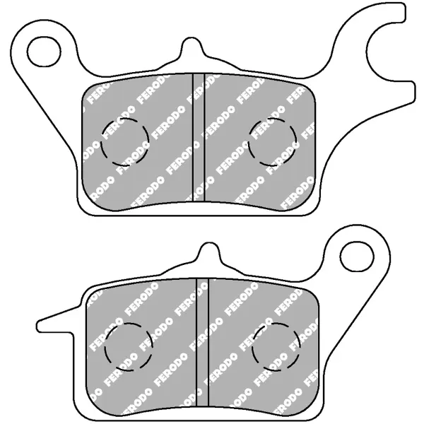 Bremsbelag halbmetallisch Eco-Friction Straße R90 Ferodo