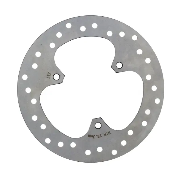 Disque de frein adaptable MBK 50 Flipper AV - Honda 50 SH AV - Yamaha 50-100 Why AV (Ø ext 220 mm - Ø int 88 mm - 3 trous)