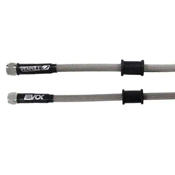Durite de frein 600 mm + raccord tournant 1/8 BSP Evok transparent
