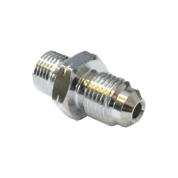 Konveksni moški adapter M10X1,00 kromiran Evok