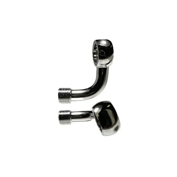 Evok Banjo M10, 90° + 20° courbe droite, chromé
