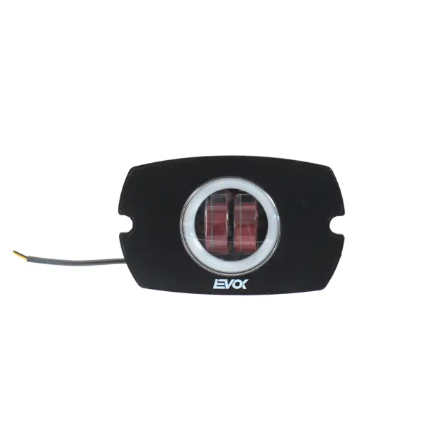 مصباح أمامي 2 عدسة شكل دائري Evok Iron LED لـ Piaggio Vespa 50 Special