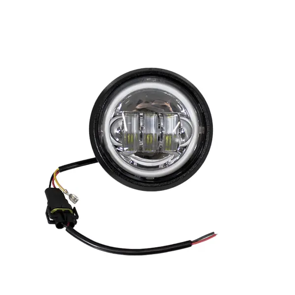 Komplet forlygte Iron LED krom bund Evok Piaggio Vespa 125cc