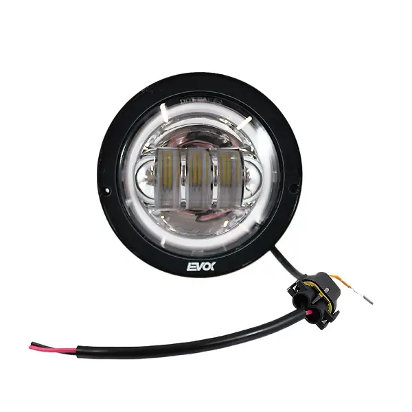 Передняя фара полная Led хромированное основание Evok Iron led для Piaggio SI FL2