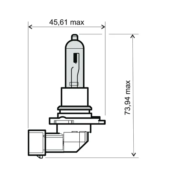 전구 RMS HB3 12V 65W 화이트