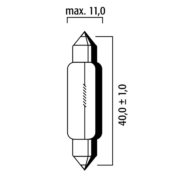 Лампа Flosser 6v 10w t11x40