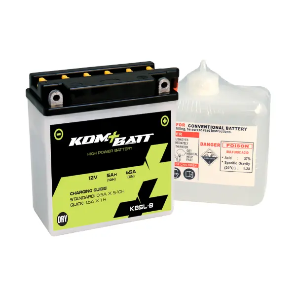 Kombatt DRY 鉛バッテリー KB5L-B