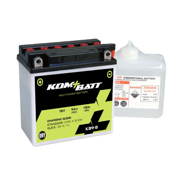 Μπαταρία μολύβδου Kombatt DRY KB9-B