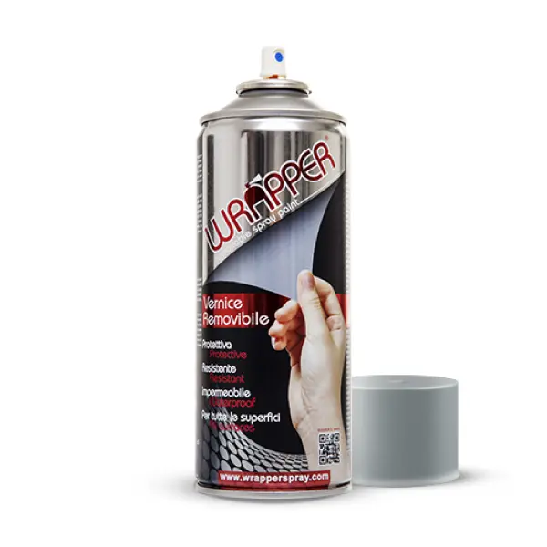 Wrapper Kaleng cat removable Silver Grey 400 ml