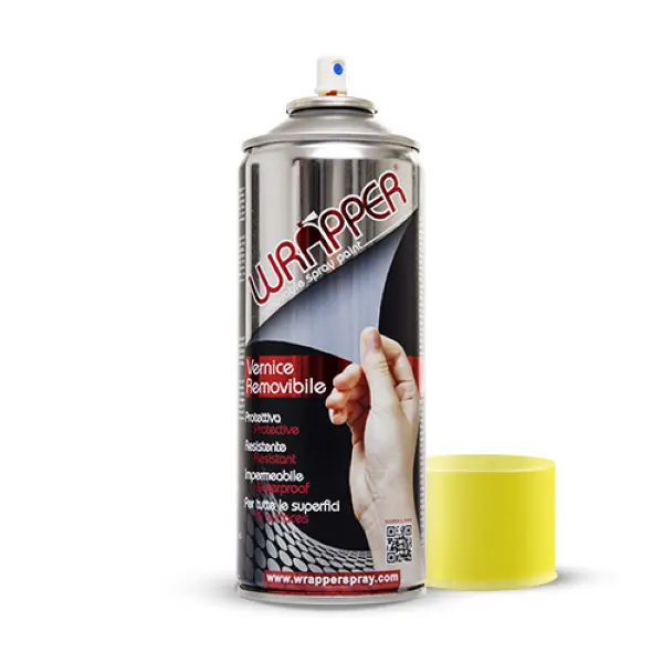 Wrapper Cat Semprot Kuning Fluo 400 ml