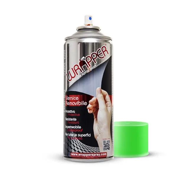 Wrapper Peinture Aérosol Fluo Vert 400ml