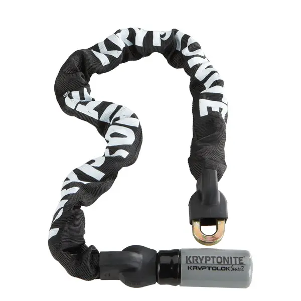 Kettenschloss Kryptonite Kryptolok Serie 2 95 cm schwarz silber