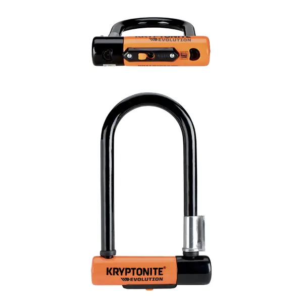 Kryptonite Mini-9 橙黑色 U型锁