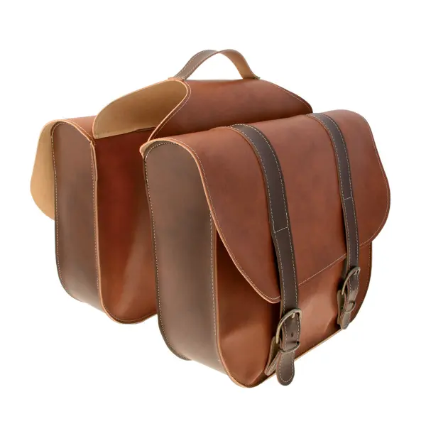 Gepäckträgertasche Bisaccia Écopelle - Braun Easy