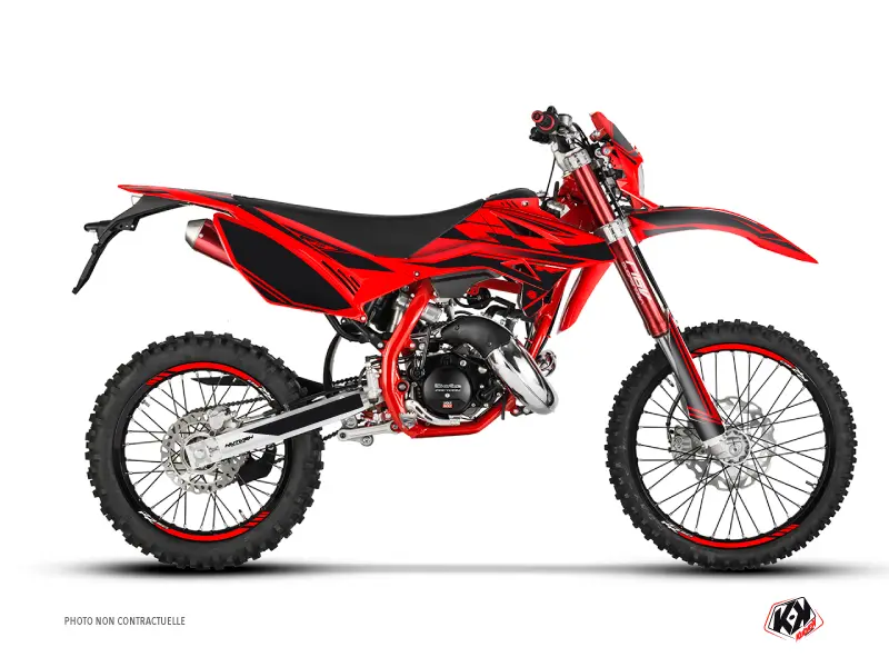 Dekorsatz 50 cc FIRENZE Beta RR 50 Enduro Rot Schwarz KUTVEK