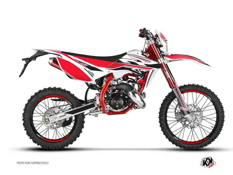 Dekorsatz 50cc Beta RR 50 Enduro Firenze weiß rot schwarz Kutvek