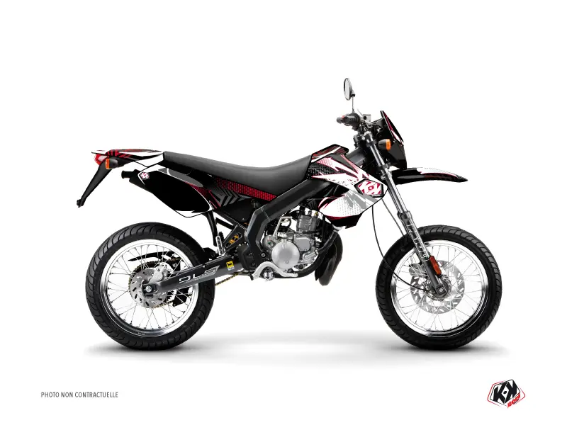 KUTVEK 50cc Graff Derbi DRD Xtreme dekorācijas komplekts sarkans