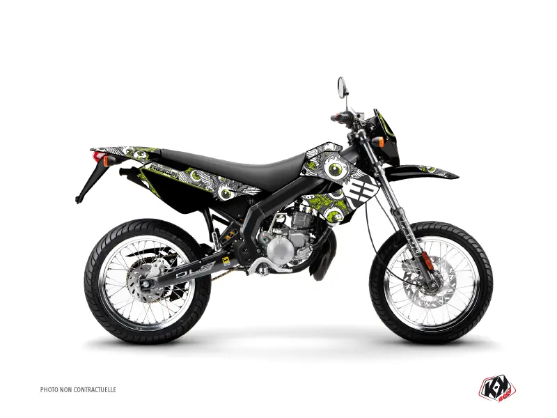 KUTVEK 50cc Freegun Eyed Derbi DRD Xtreme Zaļš dekorēšanas komplekts