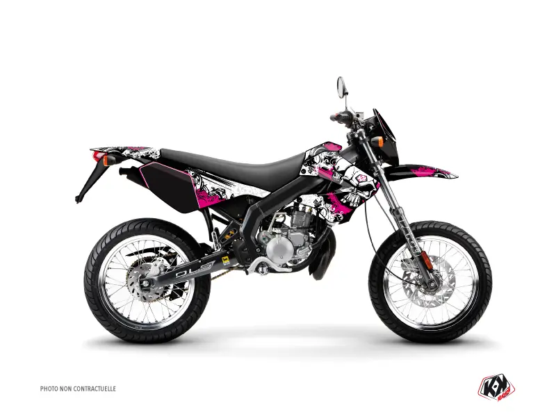 KUTVEK 50cc Trash Derbi DRD Xtreme 摩托车装饰套件 粉色