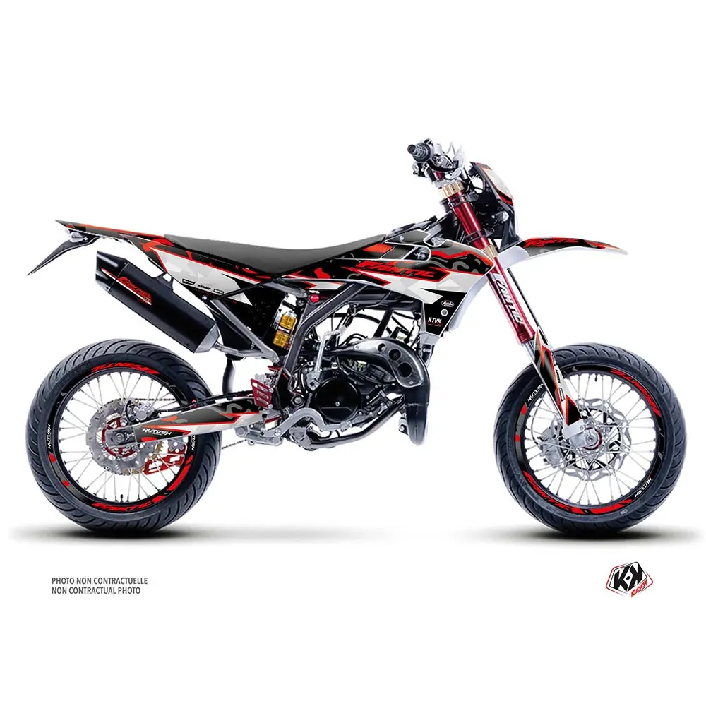 Dekorsatz 50cc Barbarian Fantic XM 50 Rot Kutvek