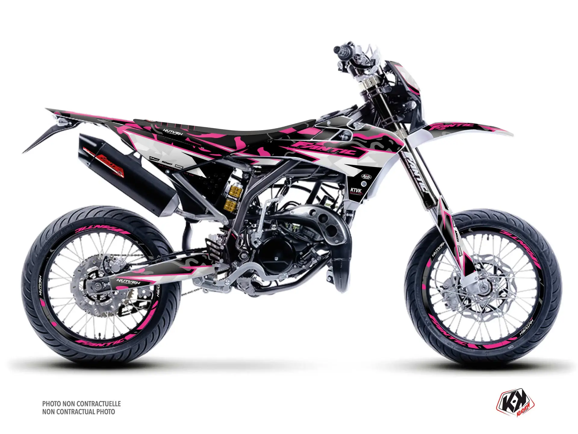 Dekorsatz 50cc Barbarian Fantic XM 50 Rosa KUTVEK