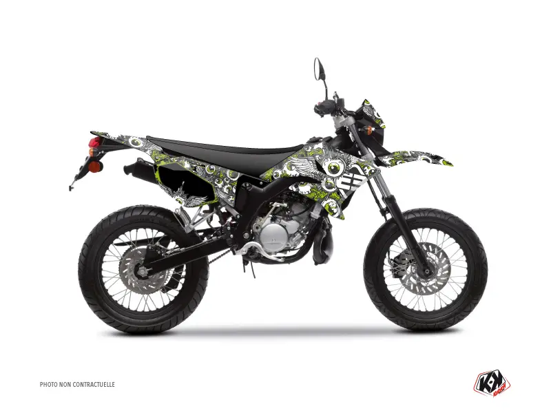 Dekorsatz 50cc Freegun Eyed MBK Xlimit Grün KUTVEK