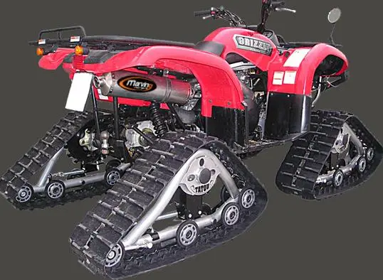 Schalldämpfer Marving Grizzly 660 2003 ATV Line ovaler Aluminium-Anschluss homologiert