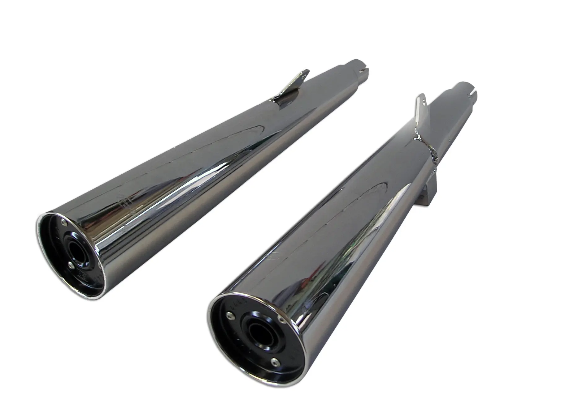 Marving VF 750 CUSTOM 1986 Chrome Approved Silencers - Pair