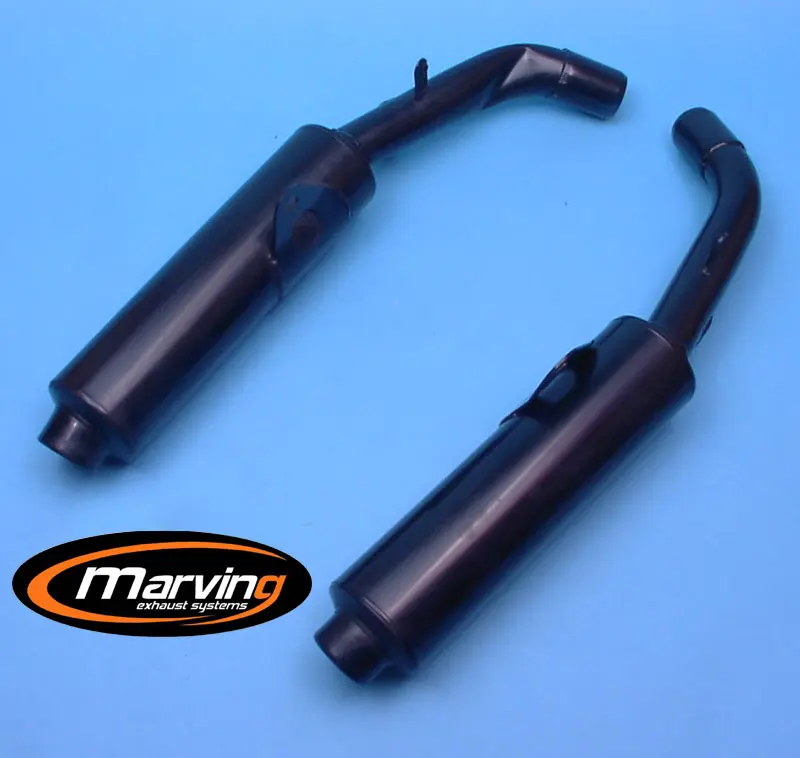 Silencieux Marving rond CBR 1000 F 1992/1995 Ø114 noir homologué
