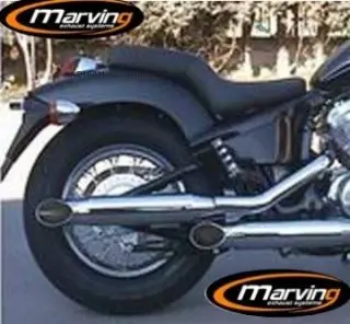 Marving پاٹ VT 600 شاڈو مکمل لائن کسٹم کرومڈ نان ہومولوجیٹڈ سائلنسر