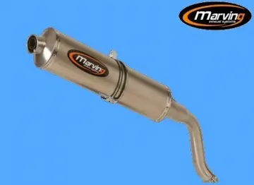 كواتم صوت Marving Superline VFR 800 1998/2001 بيضاوي كبير تيتانيوم غير معتمد