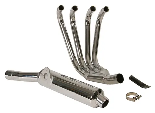Marving Master Chrome Non-Homologated Full System 4 into 1 Exhaust for XJ 900