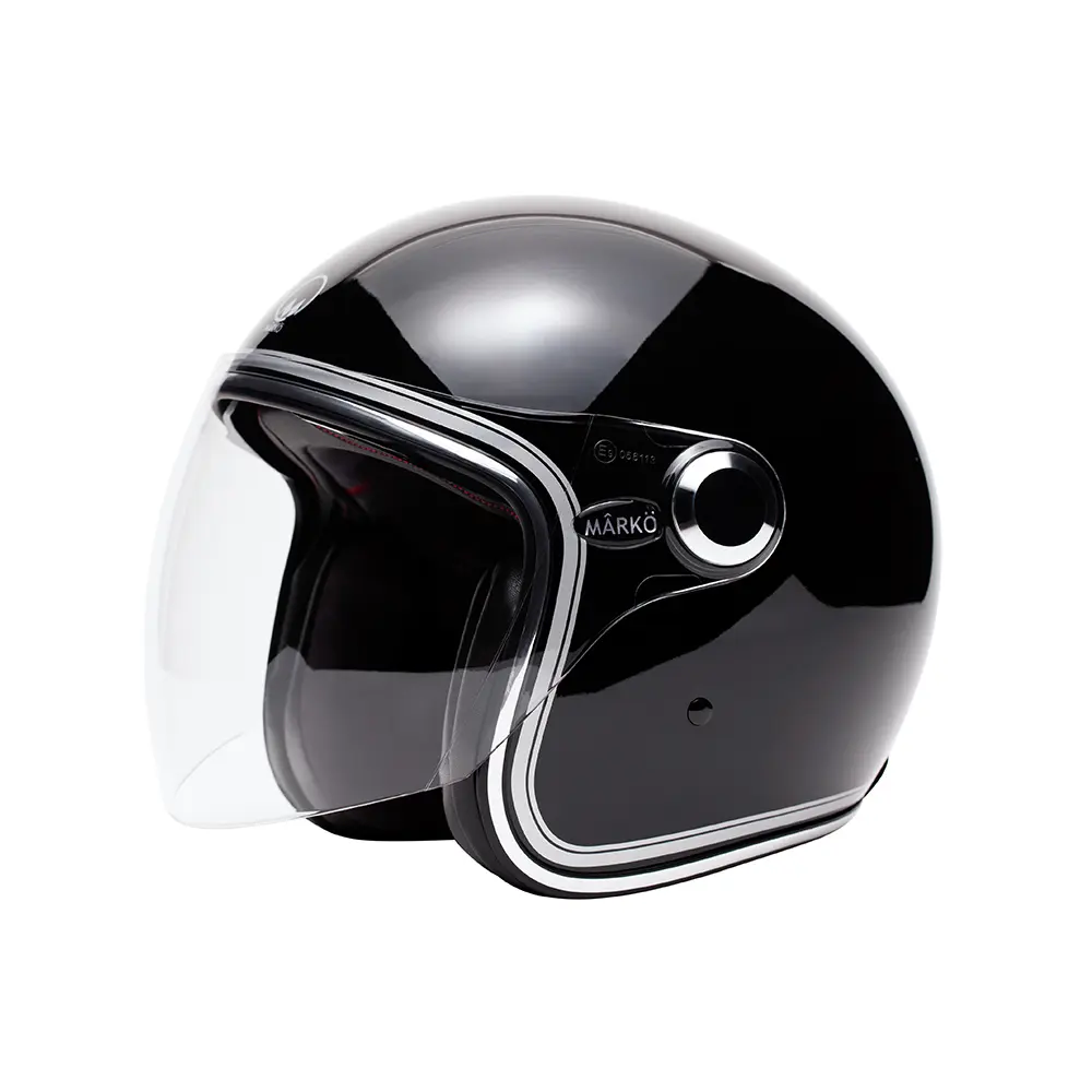 Modularhelm Marko Jet Boréal schwarz chrom XL 22.06 — Ansicht 4