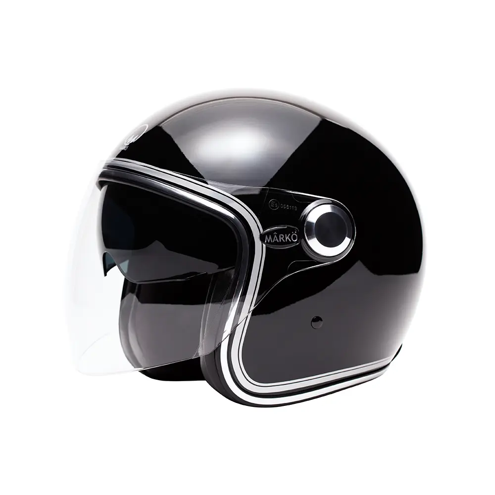 모듈러 헬멧 Marko Jet Boréal Black Chrome 2XL 22.06