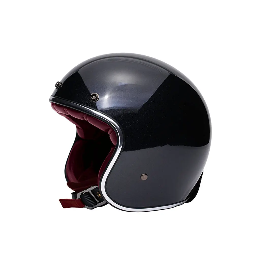 ジェットヘルメット Marko The Classic ブラック レッド L