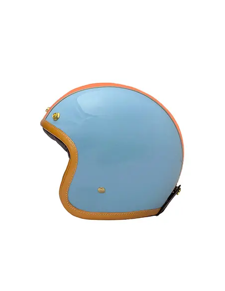 Jet-Helm Marko THE CLASSIC Blau Orange S — Ansicht 2